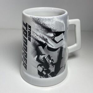 Star Wars Stormtrooper Coffee Mug Lucasfilm White/Black Ceramic 16oz